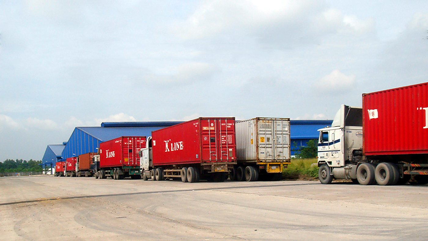 Container hàng kho ngoại quan còn nguyên niêm phong tại khu vực kho ICD Đồng Nai
